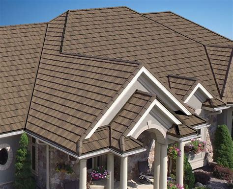 stone house with metal roof one story|stone coated metal shingles.